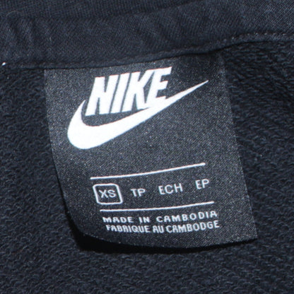 Womens UK Size XS Nike Black Pullover Hoodie