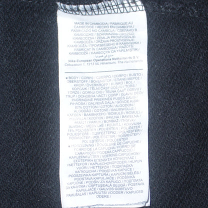 Womens UK Size XS Nike Black Pullover Hoodie