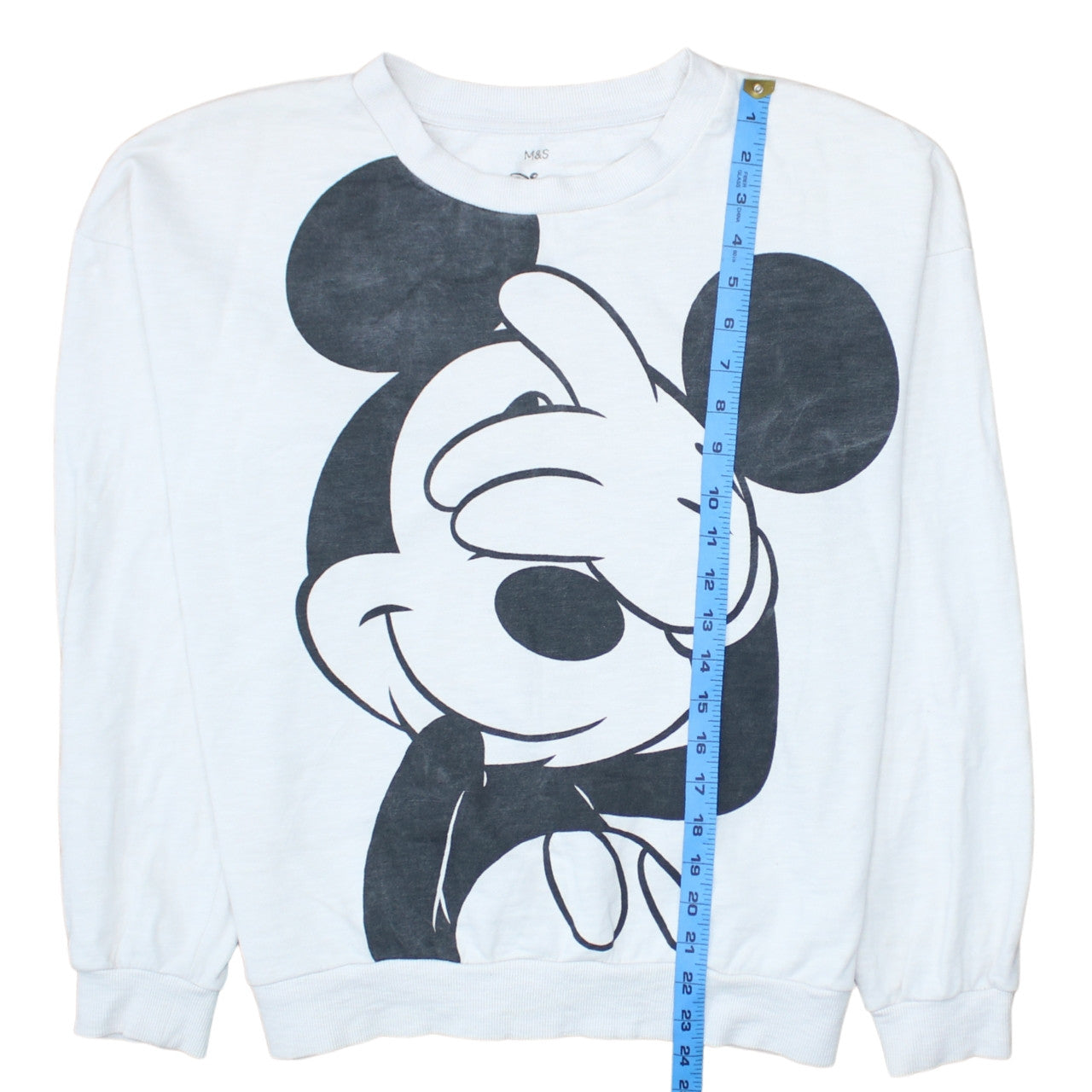 Womens UK Size 10 Marks and Spencer White Pullover Sweatshirt