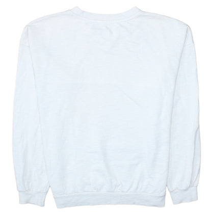 Womens UK Size 10 Marks and Spencer White Pullover Sweatshirt