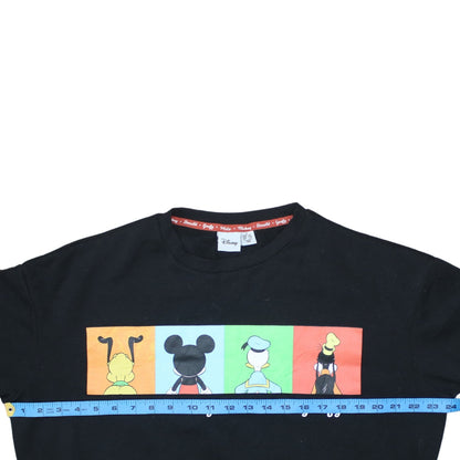 Womens UK Size S Disney Black Pullover Sweatshirt