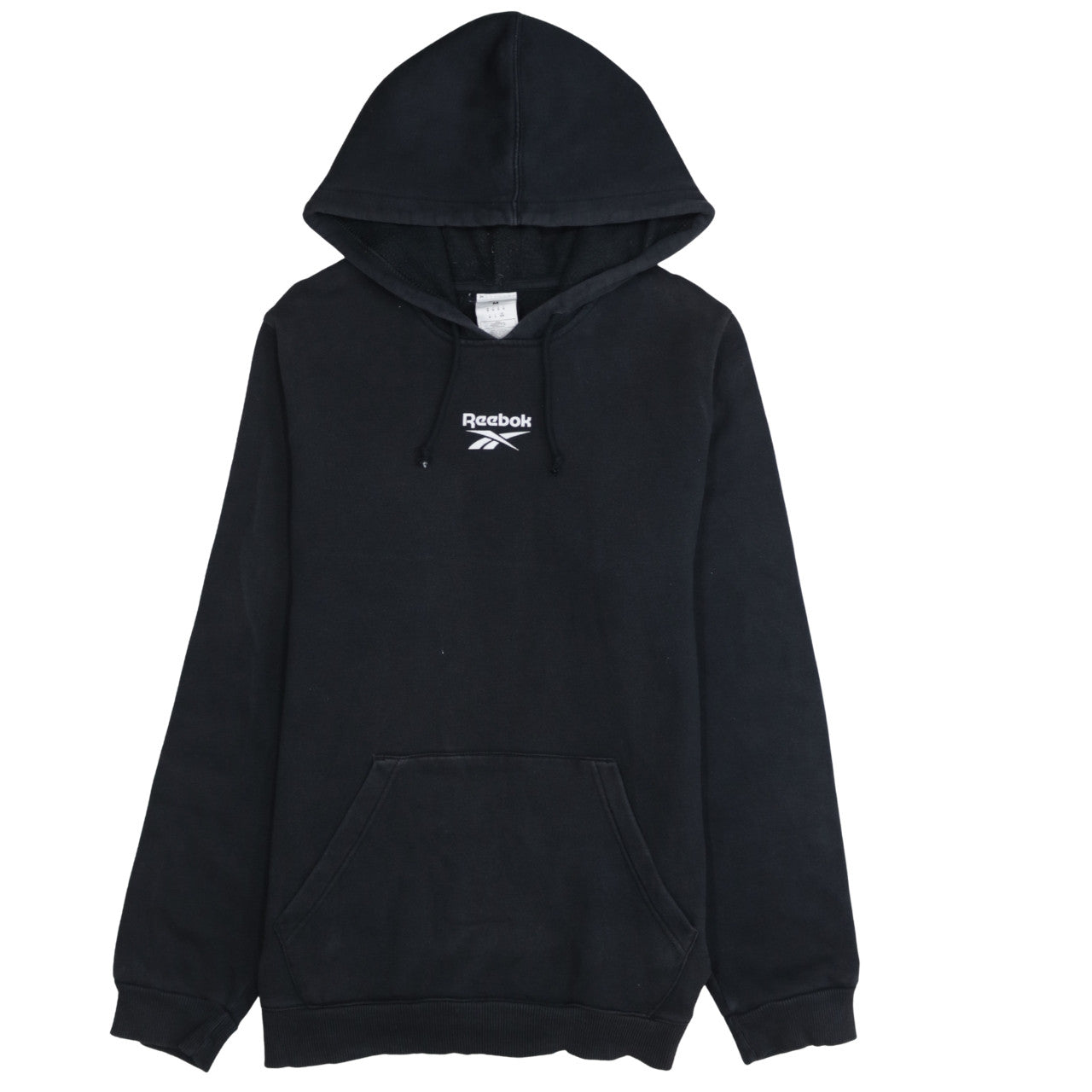 Mens UK Size M Reebok Black Pullover Hoodie