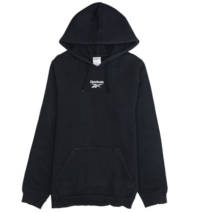 Mens UK Size M Reebok Black Pullover Hoodie