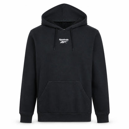 Mens UK Size M Reebok Black Pullover Hoodie