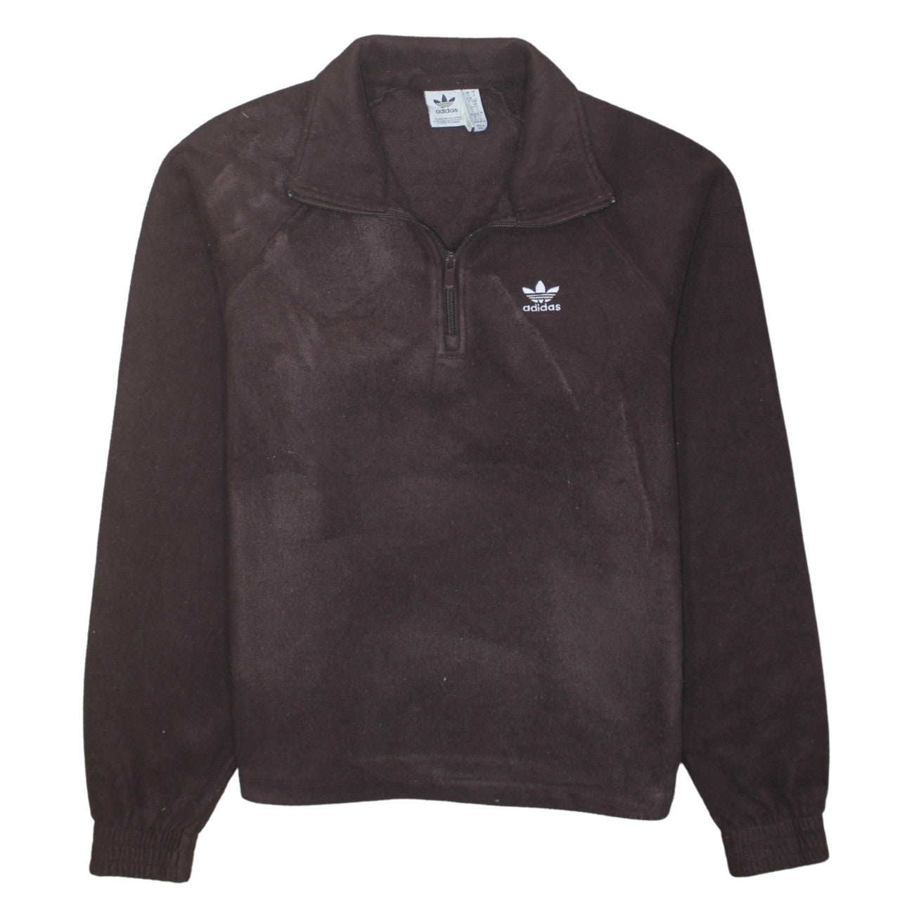 Womens UK Size 8-10 adidas Brown Pullover Sweatshirt