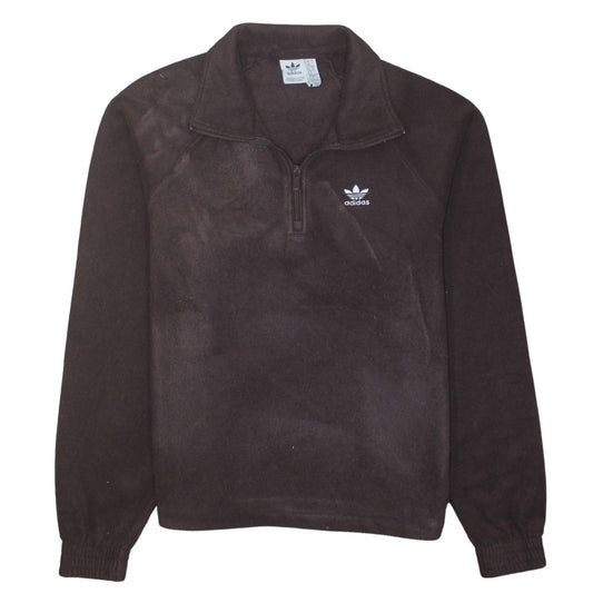 Womens UK Size 8-10 adidas Brown Pullover Sweatshirt