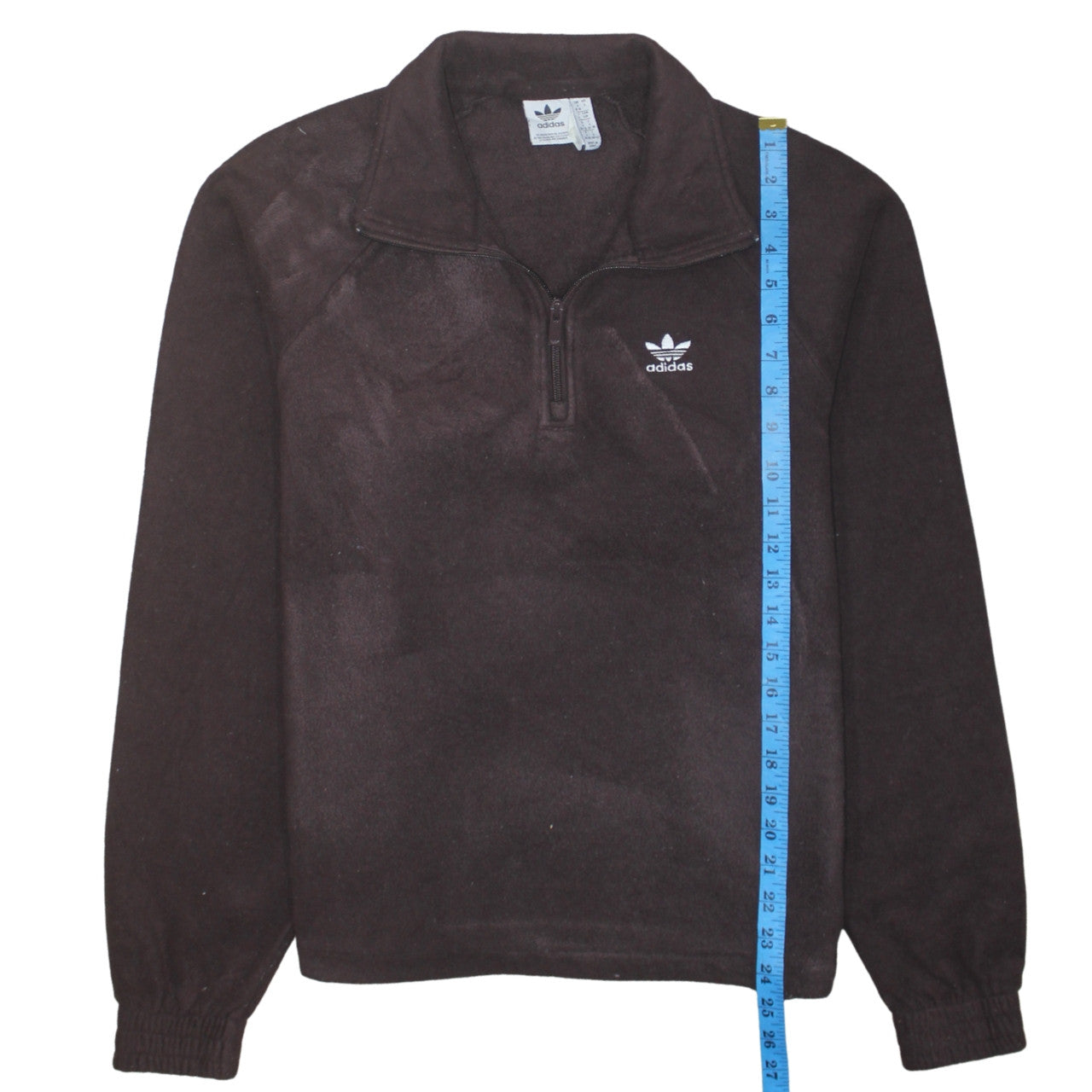 Womens UK Size 8-10 adidas Brown Pullover Sweatshirt