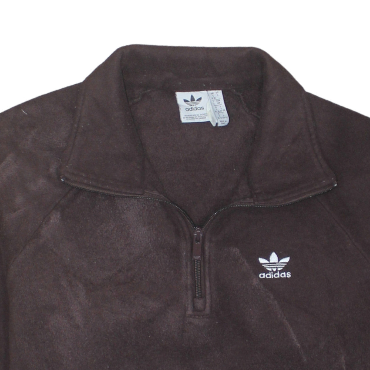 Womens UK Size 8-10 adidas Brown Pullover Sweatshirt