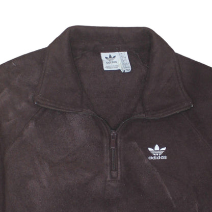 Womens UK Size 8-10 adidas Brown Pullover Sweatshirt