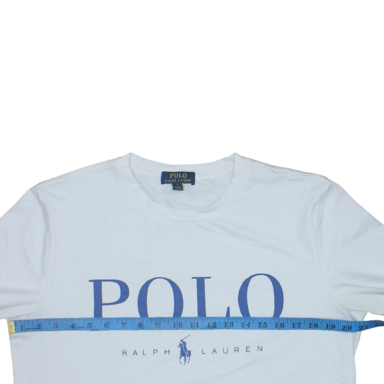 Mens UK Size L Ralph Lauren White  T-Shirt