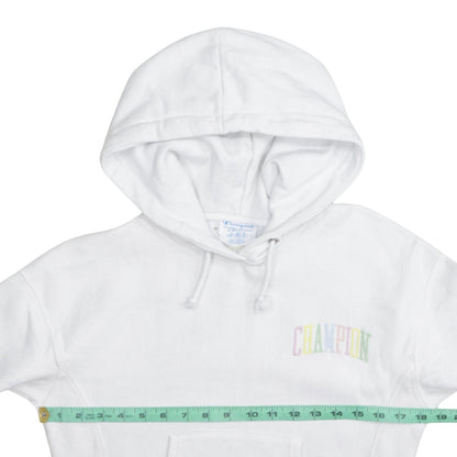 Womens UK Size XS Champion White Pullover Hoodie