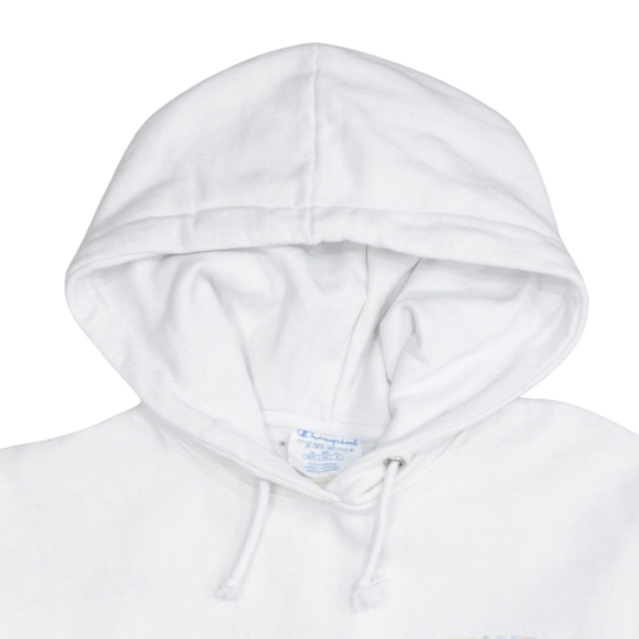 Womens UK Size XS Champion White Pullover Hoodie