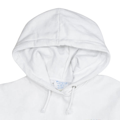 Womens UK Size XS Champion White Pullover Hoodie