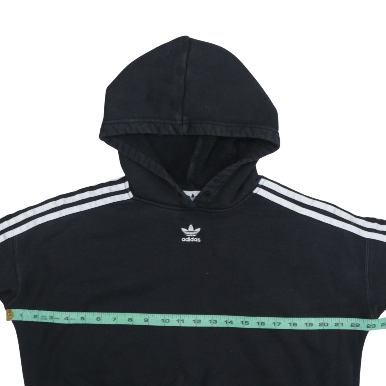 Womens UK Size 10 adidas Black Pullover Hoodie