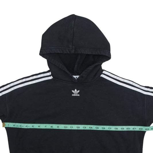 Womens UK Size 10 adidas Black Pullover Hoodie