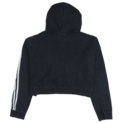 Womens UK Size 10 adidas Black Pullover Hoodie