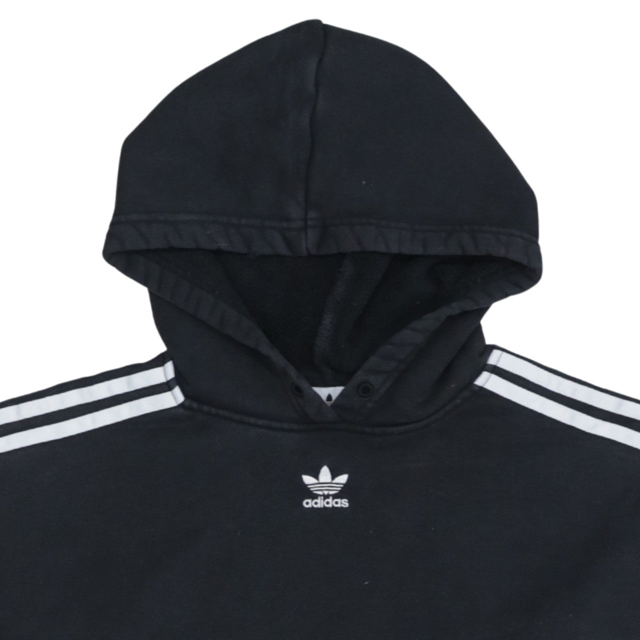 Womens UK Size 10 adidas Black Pullover Hoodie