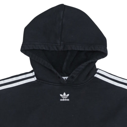 Womens UK Size 10 adidas Black Pullover Hoodie