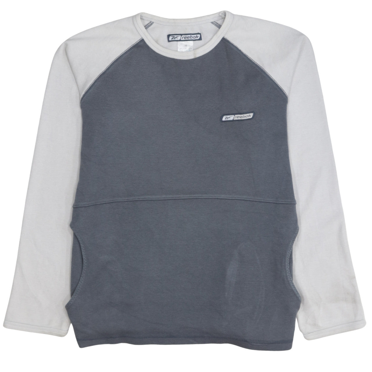Womens UK Size 12 Reebok Grey Pullover Sweatshirt