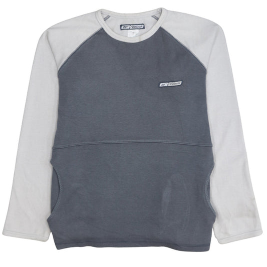 Womens UK Size 12 Reebok Grey Pullover Sweatshirt
