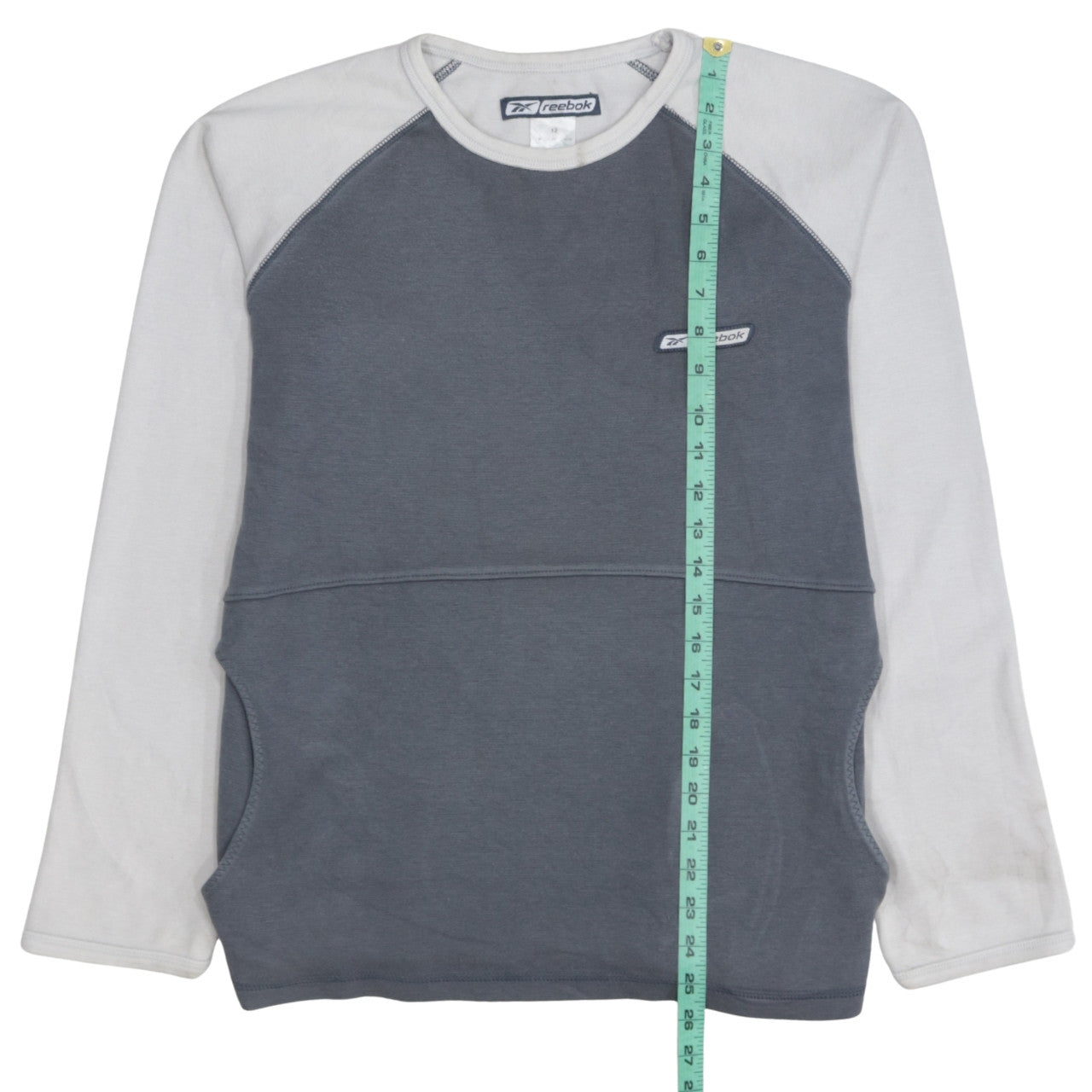 Womens UK Size 12 Reebok Grey Pullover Sweatshirt