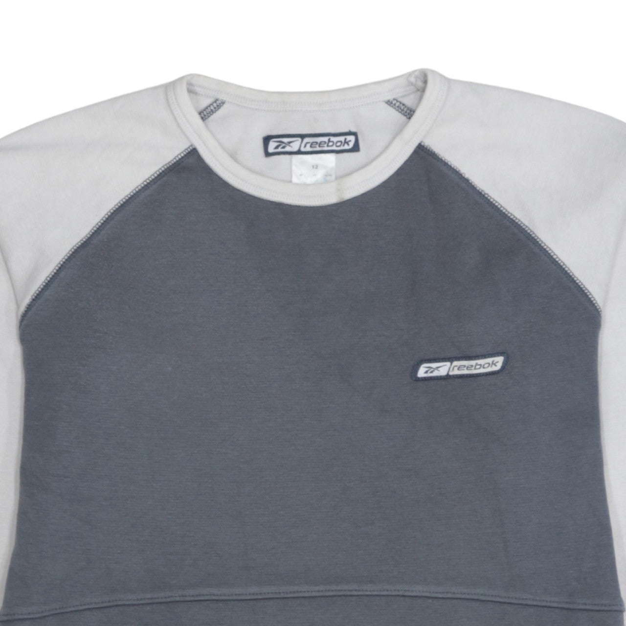 Womens UK Size 12 Reebok Grey Pullover Sweatshirt