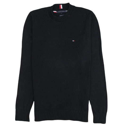 Mens UK Size S Tommy Hilfiger Black Pullover Jumper