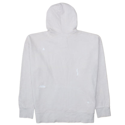 Womens UK Size L adidas Beige Pullover Hoodie