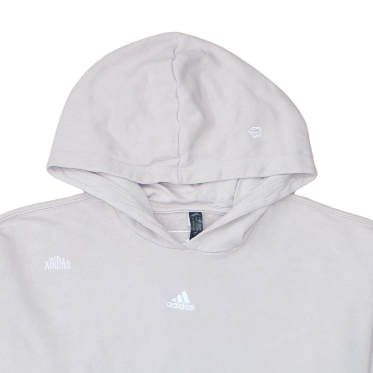 Womens UK Size L adidas Beige Pullover Hoodie