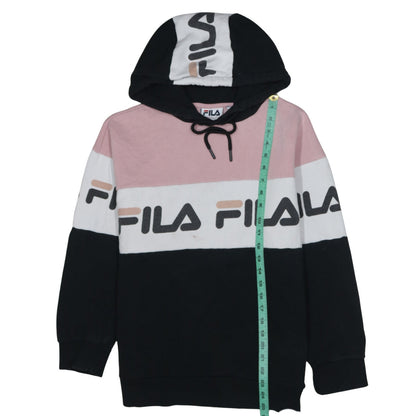 Womens UK Size M FILA Multicoloured Pullover Hoodie