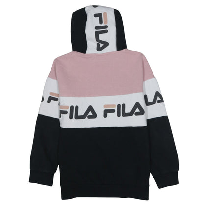 Womens UK Size M FILA Multicoloured Pullover Hoodie