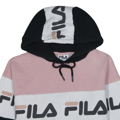 Womens UK Size M FILA Multicoloured Pullover Hoodie