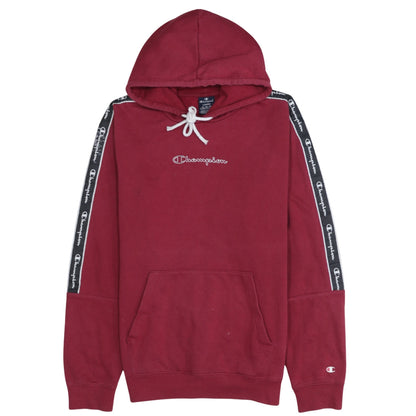 Mens UK Size L Champion Red Pullover Hoodie