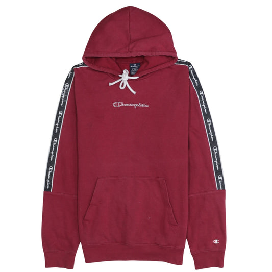 Mens UK Size L Champion Red Pullover Hoodie