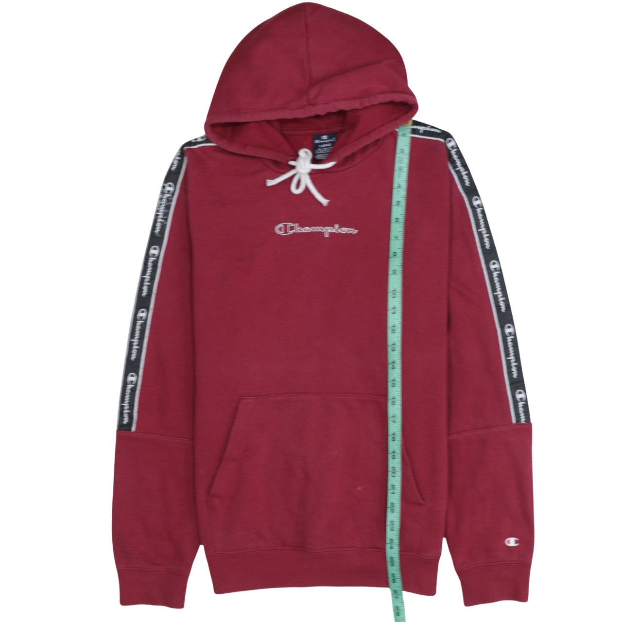 Mens UK Size L Champion Red Pullover Hoodie