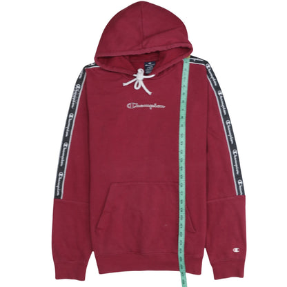 Mens UK Size L Champion Red Pullover Hoodie
