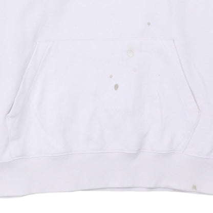 Womens UK Size M Nike White Pullover Hoodie