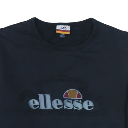 Womens UK Size XS ellesse Black Pullover Sweatshirt