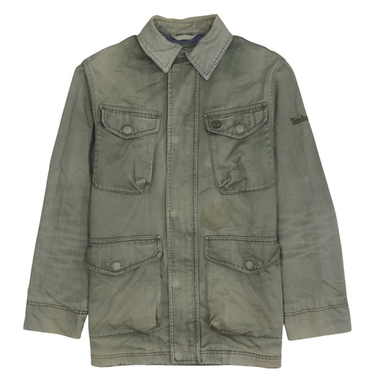 Mens UK Size S Timberland Green Military Jacket
