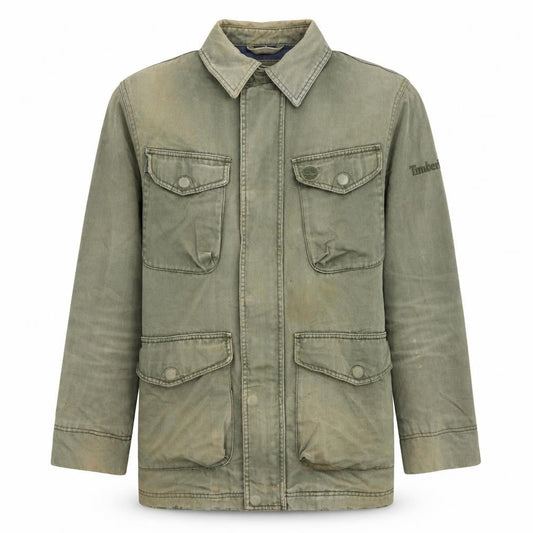 Mens UK Size S Timberland Green Military Jacket