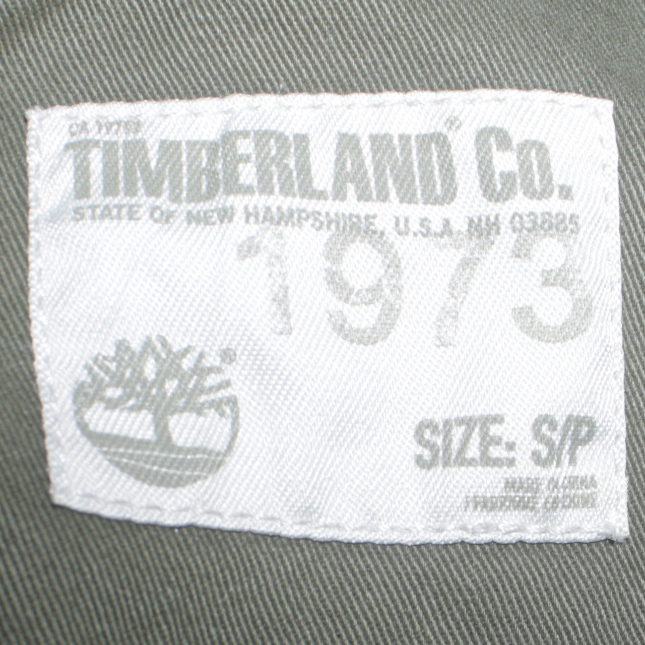 Mens UK Size S Timberland Green Military Jacket
