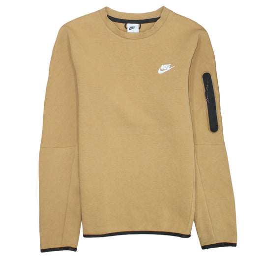 Mens UK Size S Nike Beige Pullover Sweatshirt