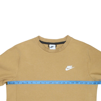Mens UK Size S Nike Beige Pullover Sweatshirt