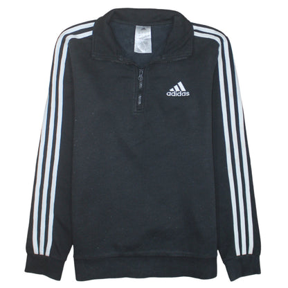 Womens UK Size S adidas Black Pullover Sweatshirt