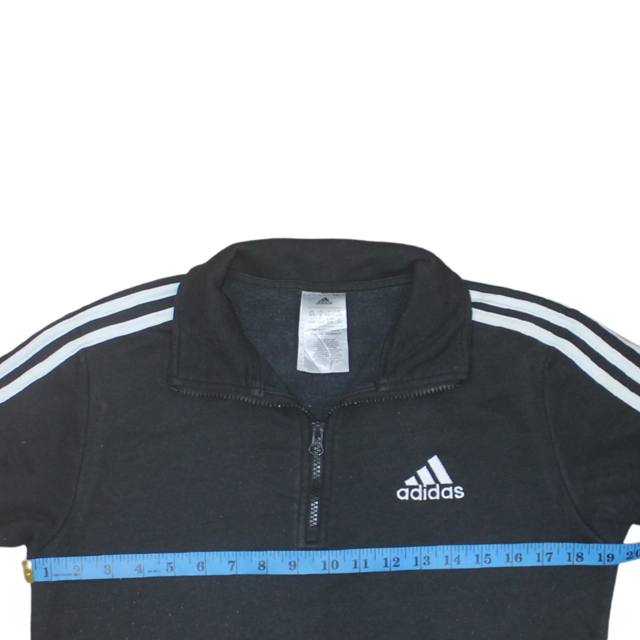 Womens UK Size S adidas Black Pullover Sweatshirt