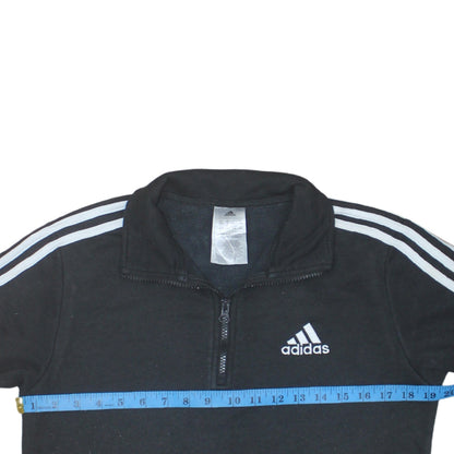 Womens UK Size S adidas Black Pullover Sweatshirt