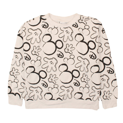 Womens UK Size M Disney Beige Pullover Sweatshirt