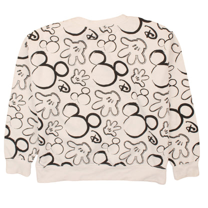 Womens UK Size M Disney Beige Pullover Sweatshirt