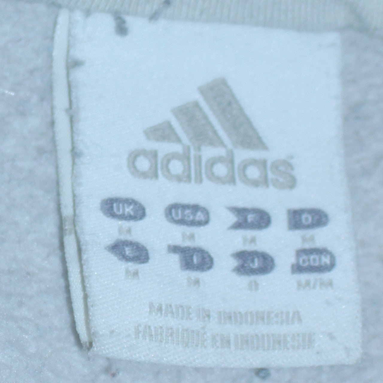 Mens UK Size M adidas Blue Pullover Hoodie