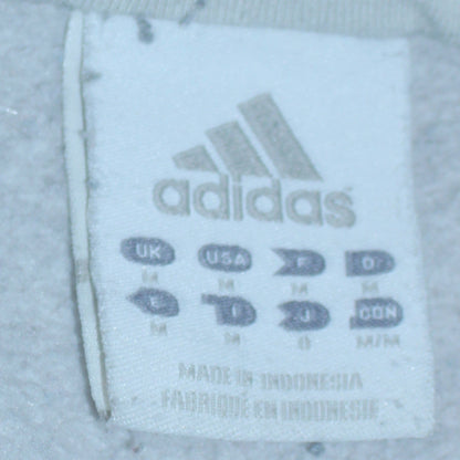 Mens UK Size M adidas Blue Pullover Hoodie